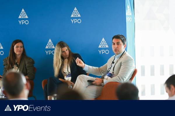 Denis Dreni speaking at YPO